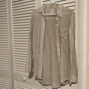 GAP linen Boyfriend shirt